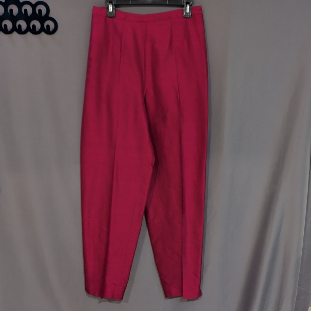 📏 Silk Pink Women's Pants Size Large